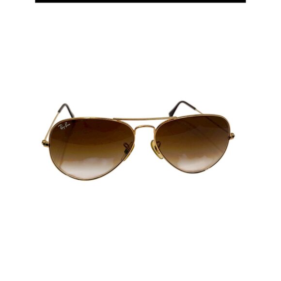 Ray-Ban Aviator Gold Metal Frame Brown Gradient Lens Unisex Sunglasses RB3025 - Picture 5 of 11
